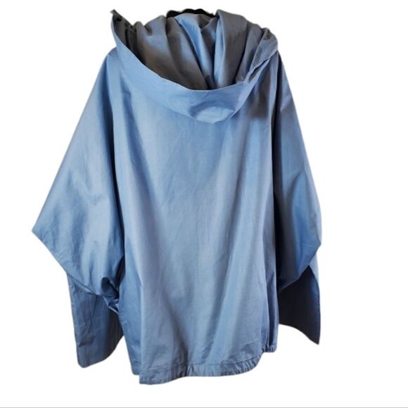 Hooded Poncho Jacket Women's One Size - Picture 6 of 17